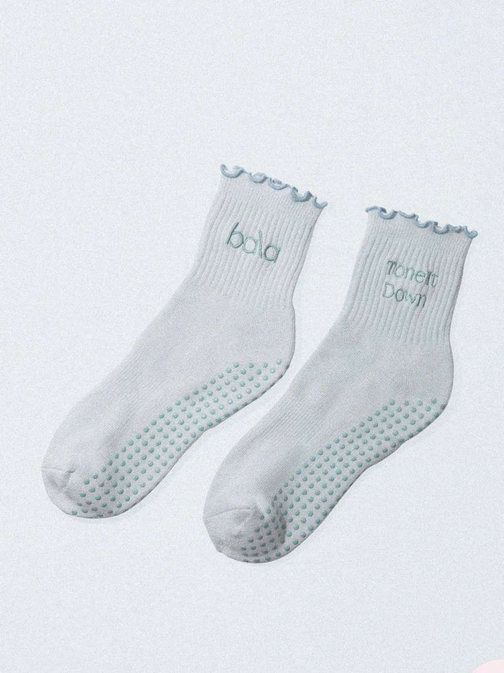 Bala The Frilly Sock in Sea (Size Medium)